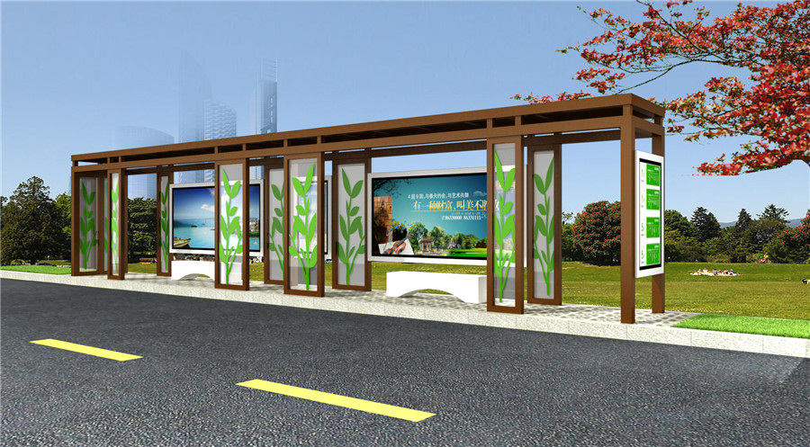 最新款候车亭
